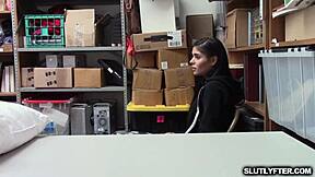 yo katya rodriguez sucks undercover santa's cock hard