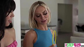 Chloe Temple Ring Tosses Stepbro Cock!