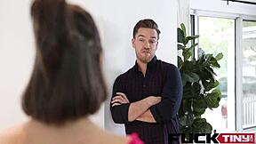 Izzy Bell Liv Wild Rip Clothes for Raw Creampie?