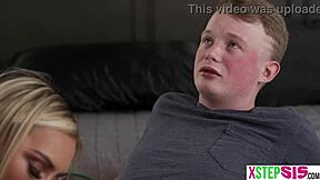 Chloe Temple Ring Tosses Stepbro Cock!