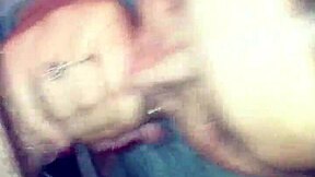 teen slut kneels to suck cock and swallow every drop