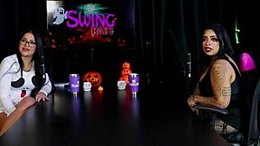 morena shows off her sloppy wet blowjob on toy marcelly melo sheer red