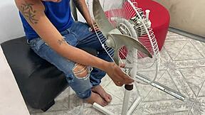 Neighbor milf's deepthroat leads to wild pussy pounding!