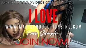 home alone with hot ebony babe roleplay turns lesbian wild 😈💋🔥