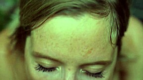 blonde babe bends over car hood for forest doggystyle fuck