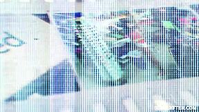 yo katya rodriguez sucks undercover santa's cock hard