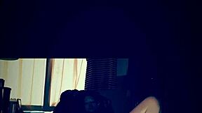 Storm pounds her fat gypsy ass as she peeks outside curiously