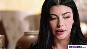 i can't resist seducing my big tit latina lesbian milf boss