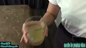 teasing glances at college party girlfriend sex