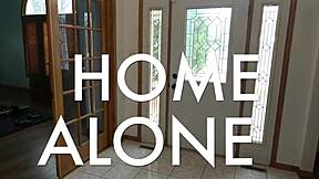 home alone with hot ebony babe roleplay turns lesbian wild 😈💋🔥