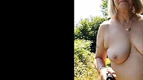 ever tried a naughty naked walk outdoors on a dare?