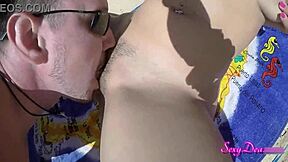 feel her wet pussy shake during beach doggystyle tease