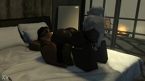this roblox thug sneaks in and fucks the cheating black teacher senseless after game