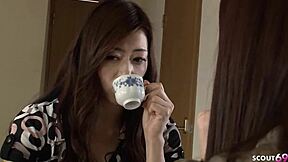 Proper office girl craves cock so seduces coworker for uncensored pounding