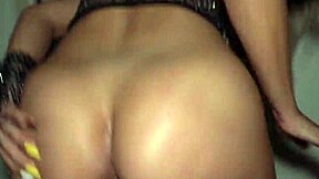 Rough anal creampie in big ass blonde she moans wildly wet