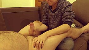 man this brunette babe sucks huge cock so good swallowing every bit of cum!