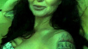 brunette milf with massive tits bends over for rough pounding cumshot on her fat ass