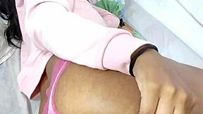 big cocked guy leaves 18yo latina's gaping asshole wide open after anal