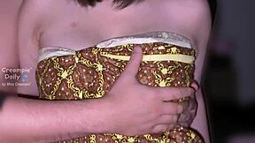 neighbor milf's tight shaved pussy creampied while husband away