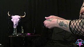 Blonde PAWG milf's asshole rimmed by leashed slave then rides rough in heels