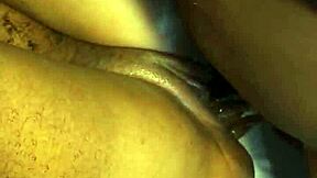 Ebonys dripping wet pussy squirts on huge black cock all day