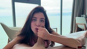 step sis records sneaky fun with step bro to spite her boyfriend quickie pov