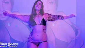 Christmas nye goddess jessica dynamic dominates cfnm clothed milf erotic dance preview