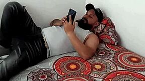 Friend's busty wife arrives for service but ends up riding my cock doggystyle