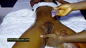 Horny babe arrives for wet pussy massage meets massive cock for hard suck and fuck