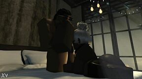 this roblox thug sneaks in and fucks the cheating black teacher senseless after game