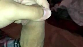 Watching his CUMSHOT in slow motion