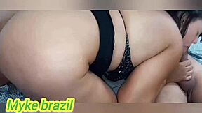 stepmom gets intimate in bed he calls her hot she gives her ass