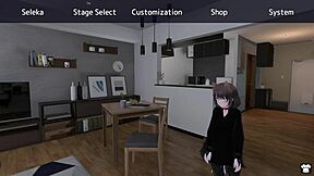 Exhibitionist slut prostitute masturbates dildo in clothing store humiliating publicly