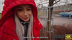 Swap4k Tempts You with Real Wife Sharing Fun on the Sofa Babe