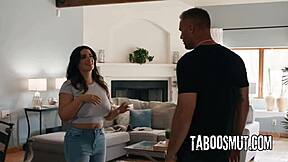 pervy stepdad spanks and fucks curvy arab milf teacher doggystyle rough