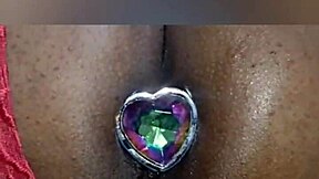 exploding cum deep in that tight black ass pussy after rough pounding