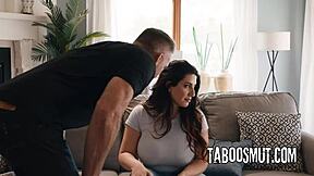 pervy stepdad spanks and fucks curvy arab milf teacher doggystyle rough