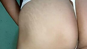 Mexican babe dances sexy in white thong panties and bra