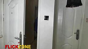 My step sister just can't get enough of riding my thick dick all day