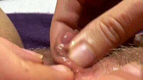 Huge Clit Rubbed To Shaking Orgasm In Extreme Closeup