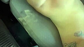 Big booty streetwalker with perfect tits rides cowgirl gets pounded standing in public swallows cum