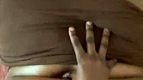 pregnant ebony girlfriend creams hard all over my thick black cock rough pounding