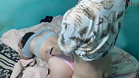 imagine bending her over to doggystyle that sexy latina thong ass