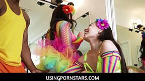 Aubree Valentine And Kimmy Kim Free Use At Pride Parade