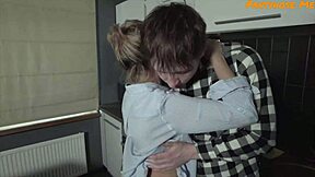 Mature stepmommy fucked through panties by son's friend cumshot 💦