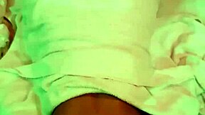 i slide into this smooth ebony transsexual's tight ass slowly