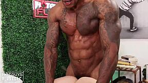 black supermodel jock pounds my big tits in rough fuck