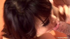 Young Asian Babe Yuka Drowns in Lucky Guy's Overflowing Cum Bliss