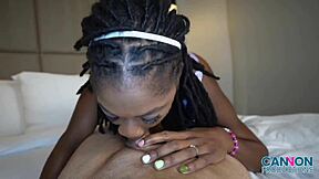 hazel grace shows up ready for cannon to rail her wet shaved pussy hard