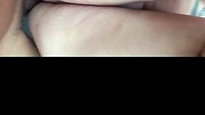 outdoor masturbation turns into blonde's deep anal gaping with huge black cock